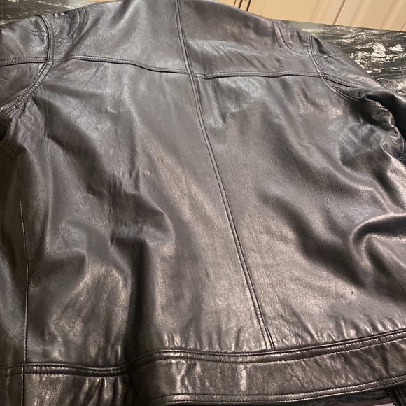 Michael Kors leather jacket. - Picture 9 of 9